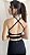 Top Letícia preto suplex de poliamida - PORLE - Imagem 2