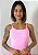 Regata flow poliamida alcinha rosa chiclete - PORLE - Imagem 1