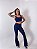 Calça Flare marinho suplex de poliamida - PORLE - Imagem 2