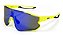 Óculos de Sol HUPI Bornio Amarelo Neon/Preto - Lente Az E cod. do Produto: 2643 - Imagem 1