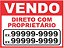 PLACA DE PVC EXPANDIDO 3 mm - VENDO OU ALUGO PERSONALIZADO COM SUA MARCA - Imagem 1