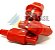PLUG TOMADA FEMEA ALTA TEMPERATURA  6MM SILICONE 300°C 35A  220-380V SH-00802N - Imagem 1