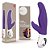 FUN FACTORY LADY BI - Vibrador Ponto G Recarregável em Silicone Estimulador de Clitóris e 6 Modos de Vibração Cor: Roxo - Imagem 1