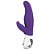 FUN FACTORY LADY BI - Vibrador Ponto G Recarregável em Silicone Estimulador de Clitóris e 6 Modos de Vibração Cor: Roxo - Imagem 2