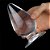 Lovetoy Flawless Clear - Plug Anal Transparente Em Formato Cônico 12 x 6 Cm - Imagem 2