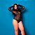 Body De Manga Comprida  Decote Costas Floral Preto - Yaffa Lingerie - Imagem 4