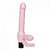 Pênis com Plug Anal e Vaginal E Vibração Multivelocidade - Super Strapless Dildo - Imagem 2