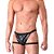 SEXY FANTASY - Cueca em Couro Sintético com Tapa Sexo | TAMANHO ÚNICO - Imagem 1