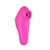 Vibrador Estimulador De Clitóris Feito Em Silicone Com 5 Modos De Vibração Recarregável 11,7 X 3,6 Cm | Cor: Pink - Imagem 1