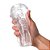 Masturbador Masculino Vagina Transparente Jelly Cup 17 Cm - Imagem 4