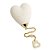 ZALO LOLITA BABY HEART - Massageador Recarregável Em Forma De Coração Com 8 Modos De Vibração Folheamento Em Ouro 18K - Imagem 4