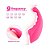 Vibrador Estimulador de Clitóris Recarregável Com Controle Remoto Sem Fio 10,3 X 3,6 Cm | Cor: Rosa - Imagem 3