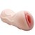 Masturbador Masculino Duplo Para Sexo Vaginal E Oral Ondulado Em Silicone 15 X 4,5 Cm - Imagem 4