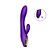 Vibrador Ponto G E Clitóris Recarregável e 10 Vibrações Roxo - Youvibe - Imagem 2