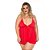 Camisola Dantele Aberta Plus Size Tule Vermelho - LINGERIE PIMENTA SEXY - Imagem 1