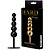 Plug Anal Ball 5 Esferas Metal Preto Escalonado - HARD - Imagem 1