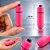 Cápsula Vibratória – Mini Bullet Massager Rosa – 10 Modos De Vibração Em ABS - Imagem 3