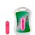 BULLET VIBRATING MASSAGER - Cápsula Vibratória com 10 Modos de Vibração e Resistente À Água - 5,5 X 1,5 CM | Cor: Rosa - Imagem 1