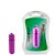 BULLET VIBRATING MASSAGER - Cápsula Vibratória com Única Vibração e Resistente À Água - 5,5 X 1,5 CM | Cor: Roxo - Imagem 1