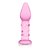 Plug Anal Em Vidro Cônico Rosa - Lovetoy Glass Romance - Imagem 2