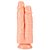 Pênis de Borracha Realístico Duplo 26,0 x 8,6 Cm X-MEN DILDO GÊMEOS - Imagem 3