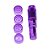 Mini Vibrador Compacto com 4 Capas de Texturas Diferentes Roxo 9,5 x 2,5 cm | Cor: Roxo - Imagem 2