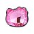 Plug Anal Em Alumínio Polido Com Detalhe De Joia Na Base Hello Kitty - Tamanho: M | 8,0  X 3,5 Cm - Imagem 2