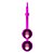 Pretty Love Balls - Plug Anal em Soft Touch com 2 Esferas em Tamanhos Gradativos e Resistente à Água - 22,5 cm - Imagem 4