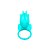 Anel Peniano Com Vibração E Estimulador De Clitóris 3 Cm Azul - Imagem 2