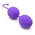 Bolinhas Kegel em Silicone para Pompoarismo com Peso Roxo - XXOO - Imagem 2