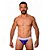 Cueca Jockstrap Tapa Sexo com Detalhe Branco - Steves Designer - Imagem 1