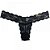 Calcinha Fio Dental Renda Detalhe Strass Ninguém Segura -Lingerie Sensualle - Imagem 3