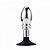 Plug Anal Formato de Cone com Corpo que Vai Aumentando a Largura Gradualmente e Ventosa em Silicone - Imagem 2