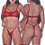 Body Sereia Fio Dental em Renda Cavado e Decote Reto - LINGERIE SENSUALLE - Imagem 7