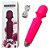 Massageador Varinha Flower Recarregável 20 Modos De Vibração Em Silicone Pink - MASSAGER - Imagem 1