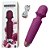 Massageador Varinha Flower Recarregável 20 Modos De Vibração Em Silicone Roxo - MASSAGER - Imagem 1