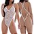 Body Estrondo Fio dental Cavado em Renda com Costas Nuas - Lingerie Sensualle - Imagem 3