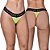 Calcinha Fio Dental em Tule Neon com Elástico na Cintura Chiclete - Lingerie Sensualle - Imagem 2