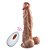 Pênis Realístico Com Ventosa, Vibração E Controle Remoto Sem Fio 19,5 X 4 Cm - MARS DILDO - Imagem 2