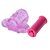 Vibrador de Língua com Capa em Jelly Para Sexo Oral Rosa - Imagem 3