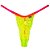 Calcinha Fio Dental Cléo Plus Size em Renda Neon - Lingerie Sensualle - Imagem 1