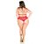 Body Luxo Renda Decote Em V Plus Size - LINGERIE PIMENTA SEXY - Imagem 2