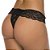 Calcinha Tanga Tailandesa  Arrastão Tam. Único Preto - Lingerie Pimenta Sexy - Imagem 2