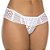 Calcinha Tanga Tailandesa  Arrastão Tam. Único Branco - Lingerie Pimenta Sexy - Imagem 1