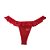 Calcinha Fio Dental Tule Com Laço Vermelho - Eross Afrodite - Imagem 2