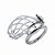 Cinto De Castidade Masculino Gaiola Com Ponta Vazada 4,5 Cm- Youvibe - Imagem 3