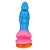 Plug Anal Master Colorido em Silicone Texturizado - Imagem 4
