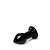 Plug Anal de Vidro Preto com Formato Cônico 9,5 Cm - Imagem 3
