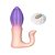 Plug Anal Vibratório com Motor Duplo – Cor Gradiente - Imagem 2