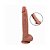 Pênis Realístico com Ventosa 27 cm – Sensação de Pele Real - Imagem 1